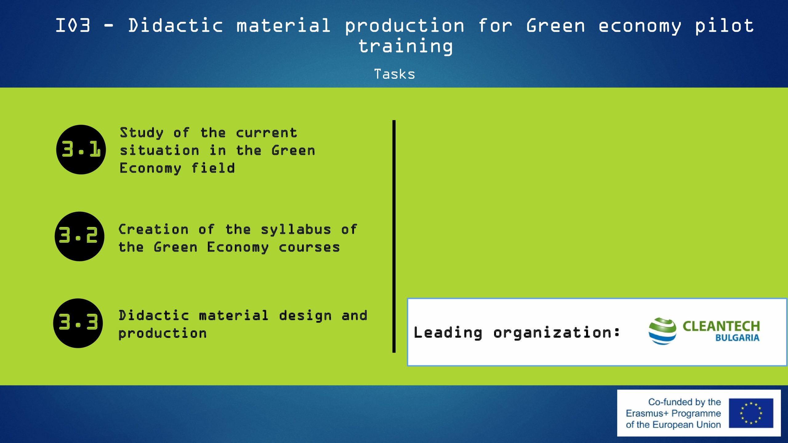 Ingenious -IO3 didactic material